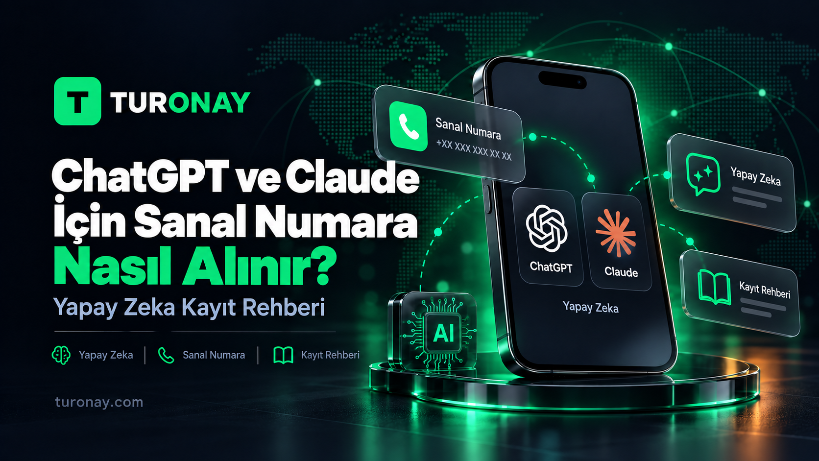 ChatGPT ve Claude İçin Sanal Numara Nasıl Alınır? (Yapay Zeka Kayıt Rehberi)