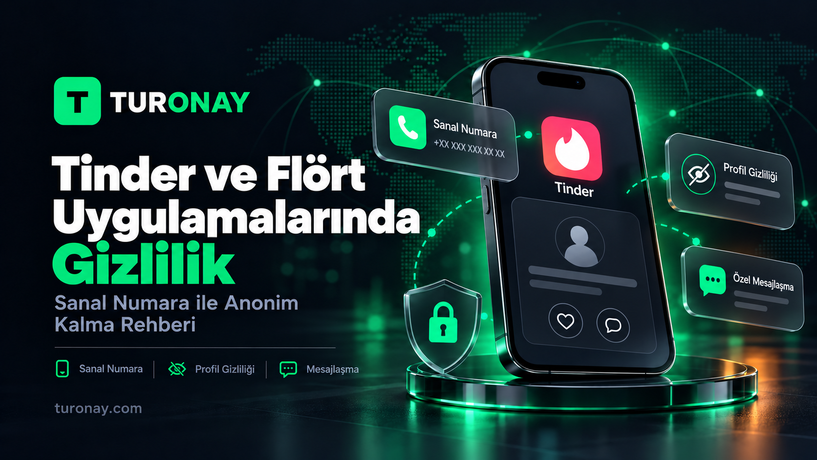 Tinder ve Flört Uygulamalarında Tam Gizlilik: Sanal Numara ile Anonim Kalma Rehberi